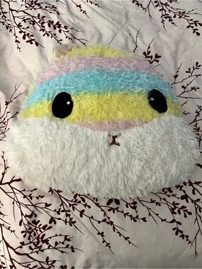 Plush Rainbow Pastel Fluffy Animal Pillow
